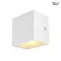 Preview: SLV Sitra Cube LED Outdoor Wandaufbauleuchte weiß IP44 3000K