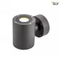 Preview: SLV Sitra LED Wandleuchte Up/Down IP44 3000K anthrazit
