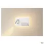 Preview: SLV Somnila Spot Indoor LED Wandaufbauleuchte 3000K weiß Version rechts inkl. USB Anschluss