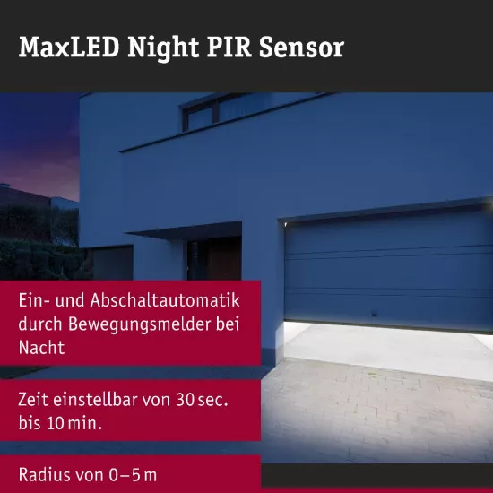 Paulmann 70974 MaxLED Night Bewegungssensor für Nachtbeleuchtung