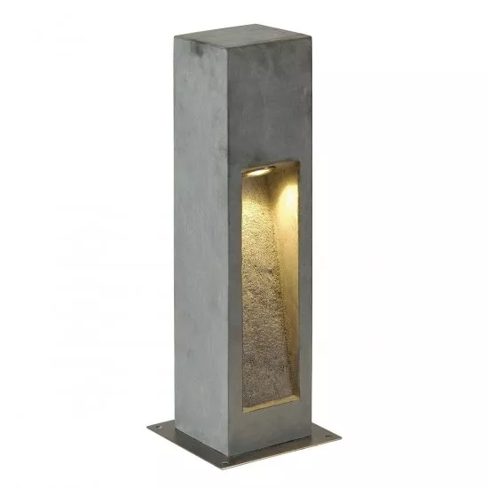 SLV Arrock Stone LED Standleuchte 50cm warmweiß Steingrau 231370