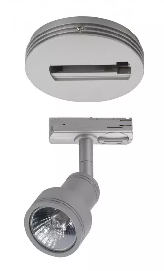 SLV Deckenrosette für 1PH-Adapter silbergrau 143382