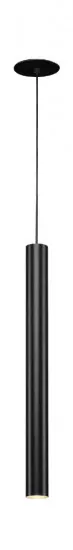 SLV Helia Pendelleuchte 9W LED 3000K 45cm schwarz flache Rosette 158410