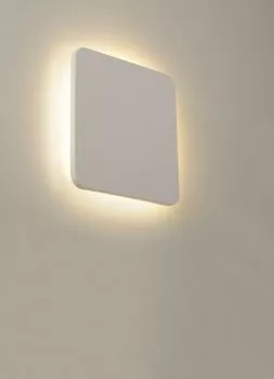 SLV Plastra Wandleuchte LED 3000K eckig weißer Gips