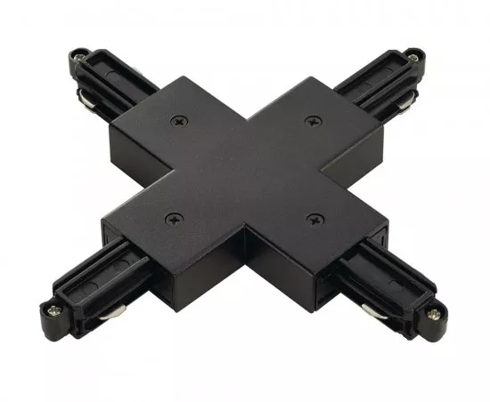 SLV X-Verbinder für 1-Phasen HV-Stromschiene Aufbauversion schwarz 143160