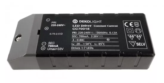 Deko-Light LED-Netzgerät Basic CC CC70018/18W 700mA