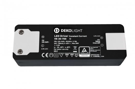 Deko-Light LED-Netzgerät CC DC V8-30-700mA 30W Stromkonstant 14-30W 862198