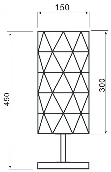 Deko-Light Tischleuchte Asterope linear 1x E27 Schwarz