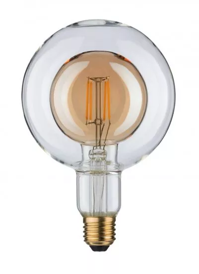 Paulmann 28765 LED Inner Shape Globe G125 4 Watt Gold E27 2700K Warmweiß
