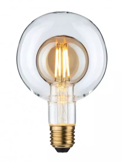 Paulmann 28769 LED Inner Shape Globe G95 4 Watt Gold E27 2700K Warmweiß