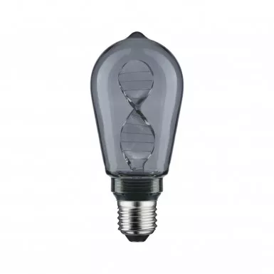 Paulmann 28886 Inner Glow Edition LED Kolben Helix E27 230V 90lm 3,5W 1800K Rauchglas
