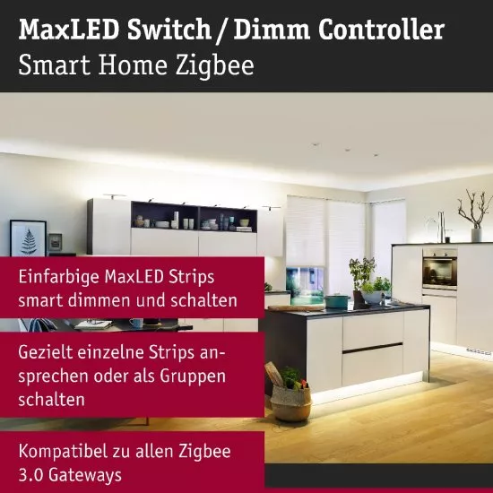 Paulmann 50045 SmartHome ZigBee MaxLED Dimm/Schalt Controller max. 144W