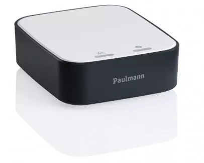Paulmann 5187 Smart Home smik Gateway + Standard 230V LED Birne E27 + Wandtaster