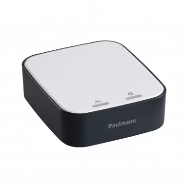 Paulmann 5189 Bundle Smart Home smik Gateway + Filament G95 230V LED Birne E27 + Wandtaster