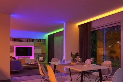 Paulmann 70535 SimpLED LED Strip Smart Home Zigbee RGB Komplettset 10m 26W 900lm 30LEDs/m 36VA