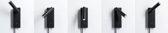 Paulmann 71109 LED Wandleuchte Hulda USB C 3000K 130lm 230V 2,5W dimmbar Schwarz matt