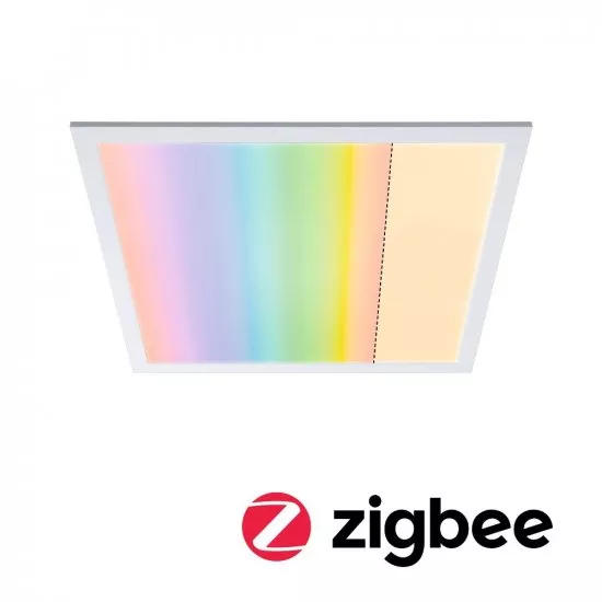 Paulmann 79809 LED Panel Amaris SmartHome Zigbee 600x600mm 35 W Weiß matt RGBW Farbwechsel