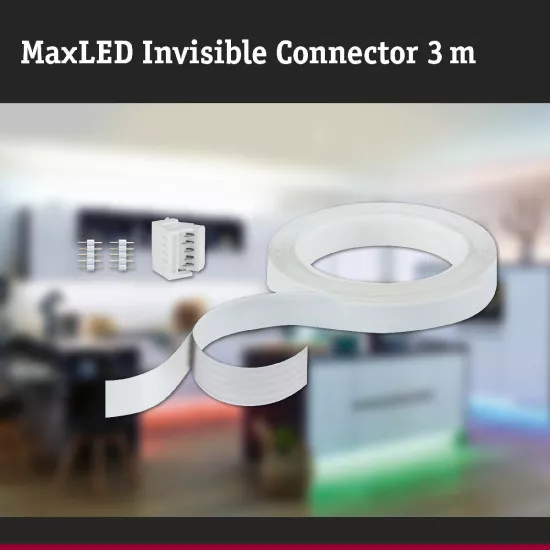 Paulmann 79828 MaxLED Invisible Connector 3m für LED-Stripes