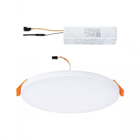 Paulmann 79956 VariFit LED Einbaupanel Smart Home Zigbee Veluna Edge IP44 rund 160mm 1000lm Tunable White Weiß dimmbar