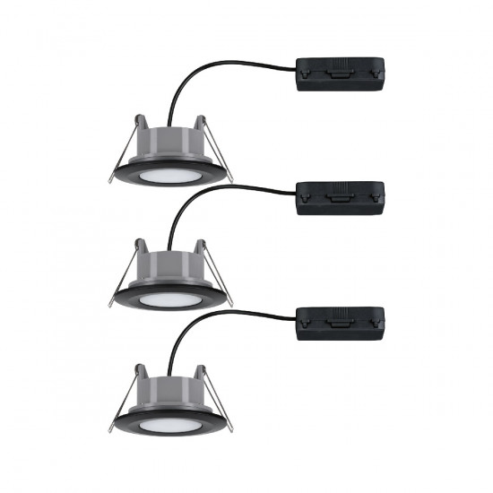 Paulmann Spotlight Konos LED Balken 2x3W Schwarz 230/12V Metall