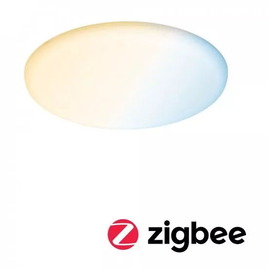 Paulmann 95387 Smart Home Zigbee LED Einbaupanel Veluna VariFit Tunable White 215mm IP44 17W