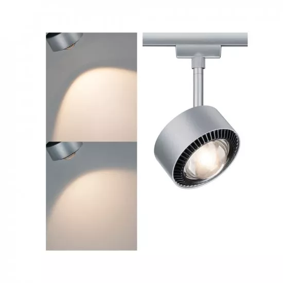 Paulmann 95519 URail LED Spot Aldan 1x9W Schwarz/Chrom matt dimmbar