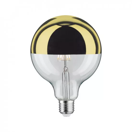 Paulmann 28678 LED Globe 6,5 Watt E27 Kopfspiegel Gold Warmweiß dimmbar