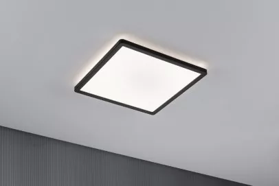 Paulmann 71015 LED Panel Atria Shine eckig 293x293mm 4000K Schwarz