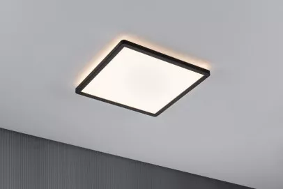 Paulmann 71001 LED Panel Atria Shine eckig 293x293mm 2000lm 3000K Schwarz