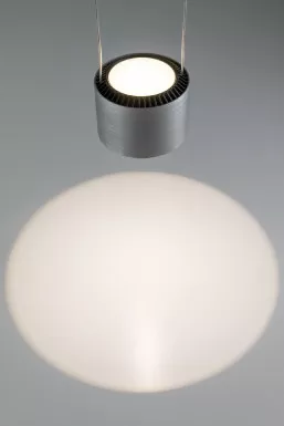 Paulmann 79786 LED Pendelleuchte Aldan II 8,3 / 1x5W Schwarz/Alu gebürstet