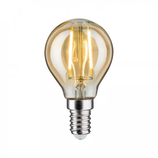 Paulmann 28711 LED Tropfen 2,6 Watt E14 Gold Goldlicht
