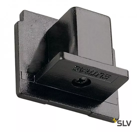 SLV Endkappe für Eutrac Hochvolt 3Phasen-Aufbauschiene schwarz