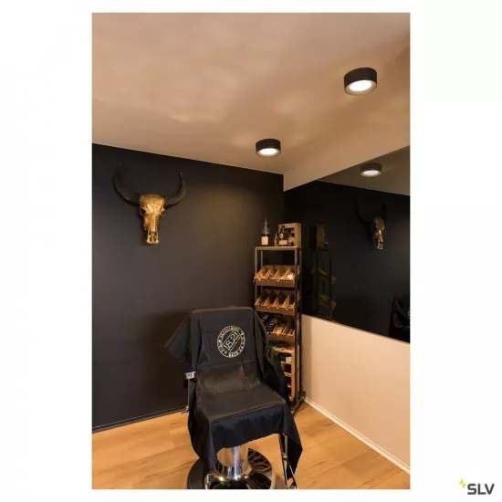 SLV Fera 25 CL Dali Indoor LED Deckenaufbauleuchte schwarz