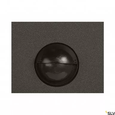 SLV Grafit E27 round Sensor Wandaufbauleuchte anthrazit