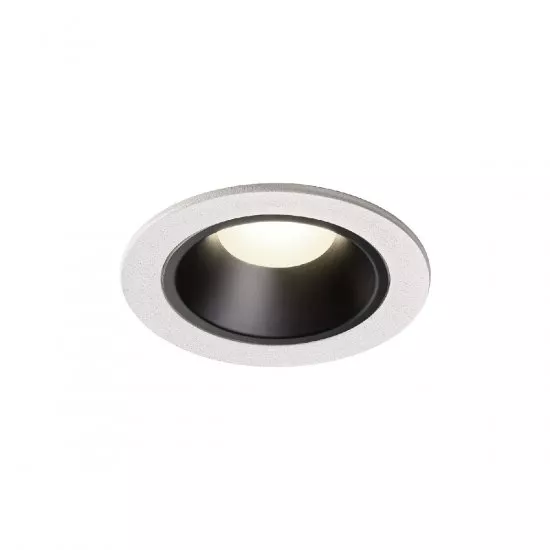 SLV Numinos DL S Deckeneinbauleuchte LED 8,6W 730lm 4000K 40° inkl. Blattfedern weiß / schwarz
