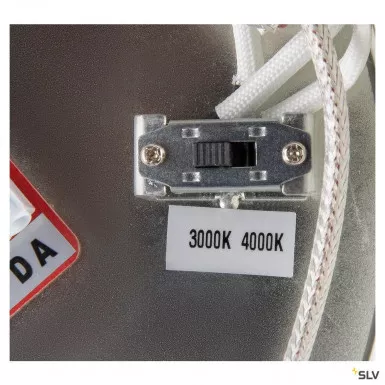 SLV One 80 PD Dali Up/Down LED Pendelleuchte weiß CCT switch 3000/4000K