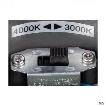SLV Ovalisk Outdoor LED Deckenaufbauleuchte anthrazit CCT switch 3000/4000K