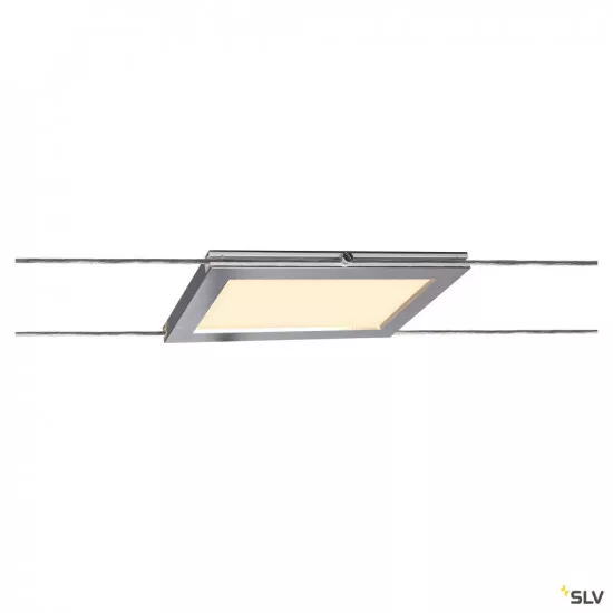 SLV Plytta LED Seilleuchte für Tenseo Niedervolt-Seilsystem 2700K chrom