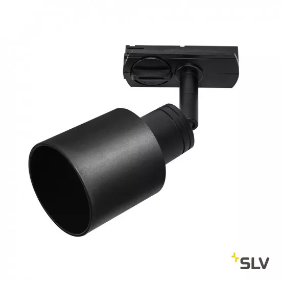SLV Puri Track Spot GU10 Glas schwarz inkl. 1P-Adapter