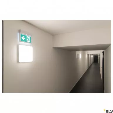 SLV Sima LED Wand- und Deckenaufbauleuchte weiß 3000K eckig 1005088