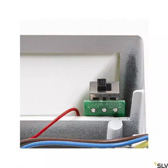 SLV Sitra S SINGLE LED Outdoor Wandaufbauleuchte weiß CCT switch 3000/4000K