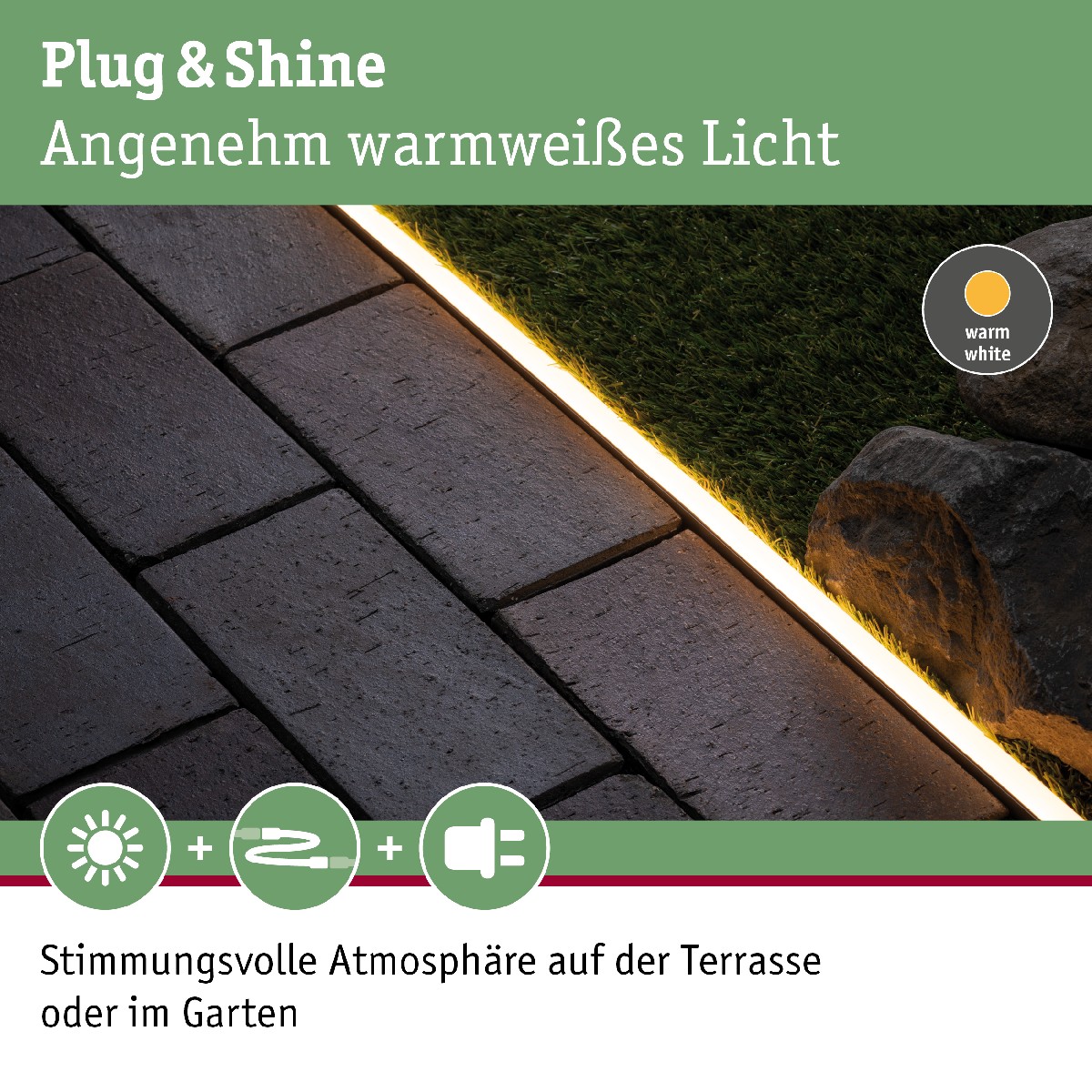 & Plug Paulmann 94216 LED Stripe Shine Aluminiumprofil