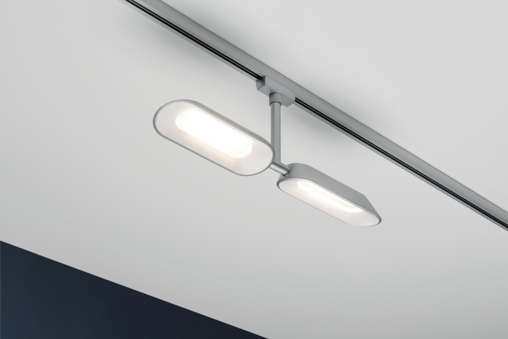 Paulmann 95469 URail LED Spot Dipper Chrom matt/Weiß | Deckenlampen