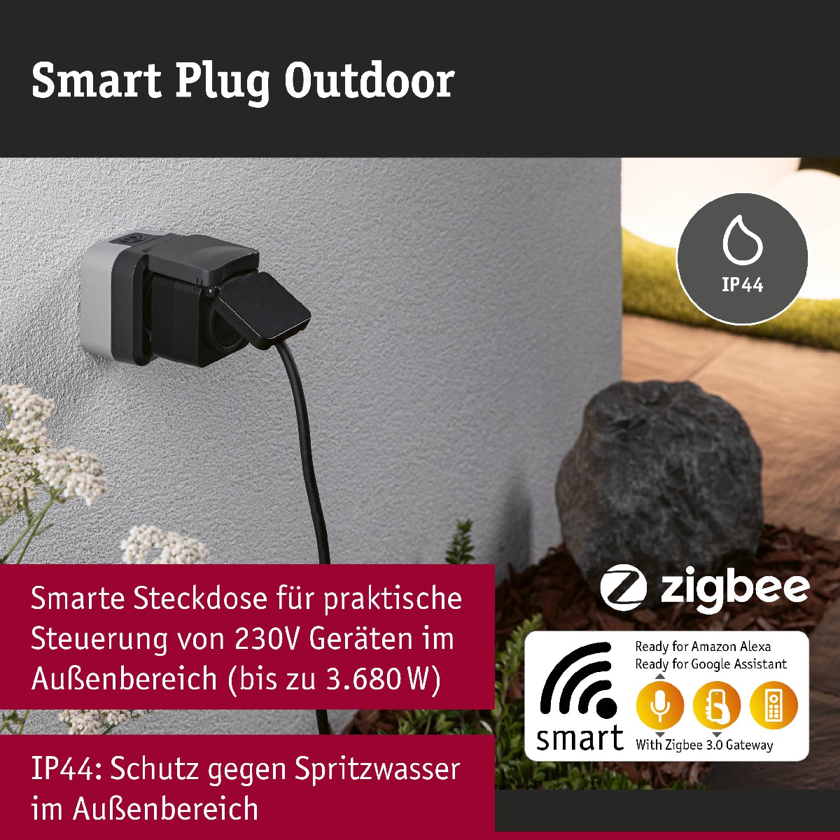 Paulmann 50138 Zwischenstecker Smart Plug Outdoor