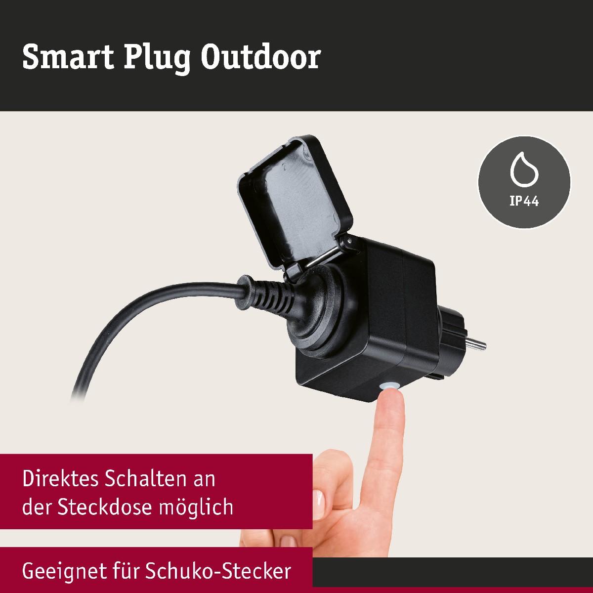 Paulmann 50138 Zwischenstecker Smart Plug Outdoor