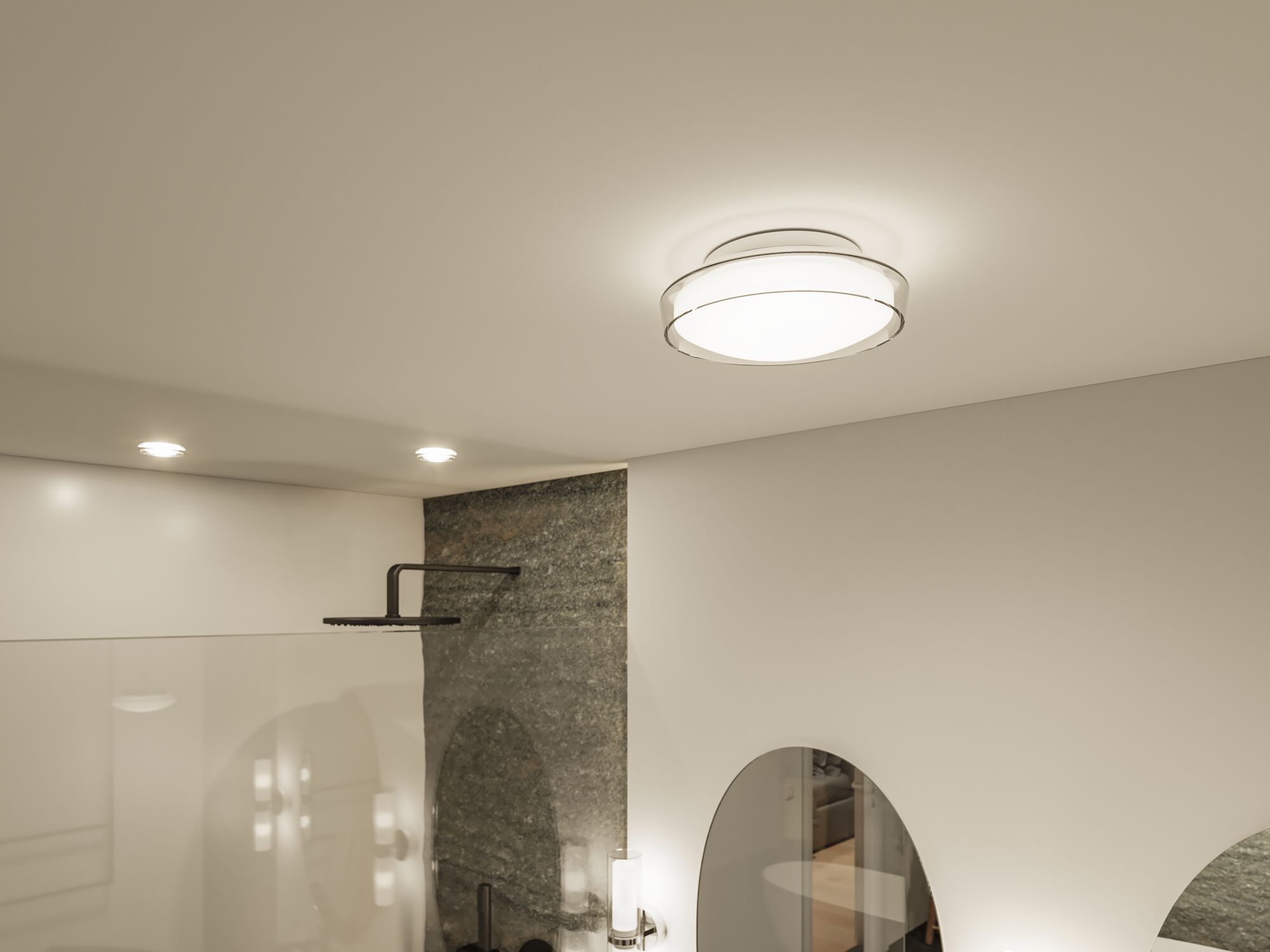 IP44 Bathroom Luena Paulmann LED Deckenleuchte Selection 71078
