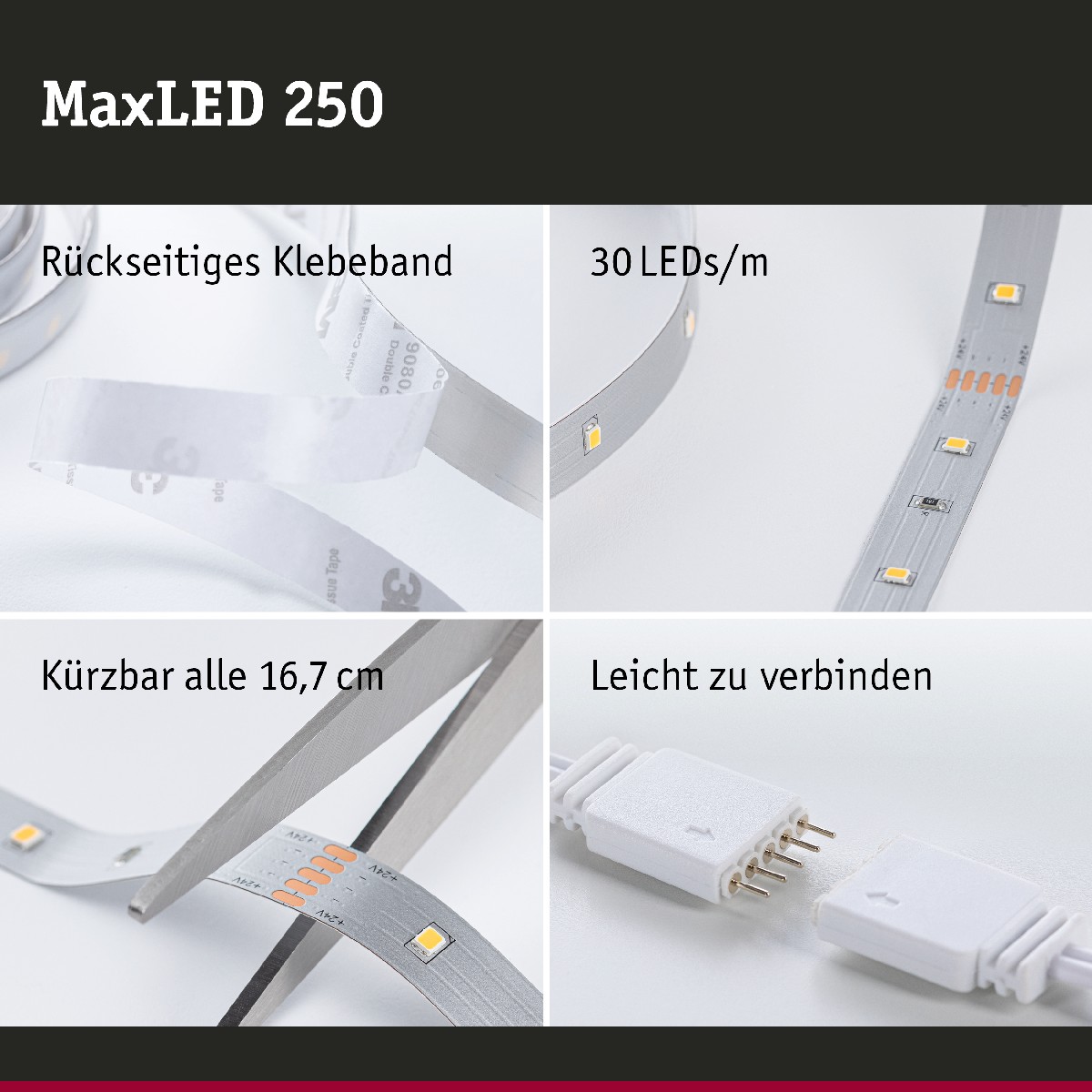 Paulmann 78876 MaxLED 250 LED Strip TV Comfort Basisset