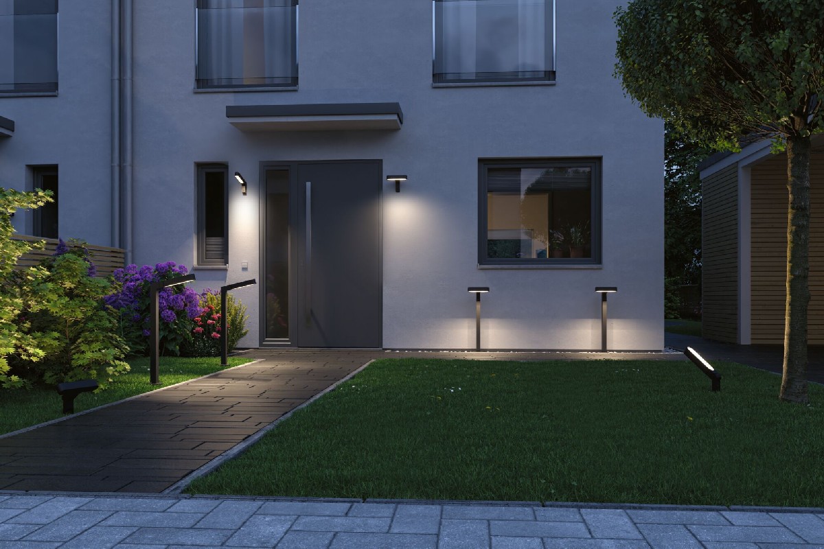 Paulmann 94549 House LED Außenwandleuchte Ito Bewegungsmelder | Wandleuchten