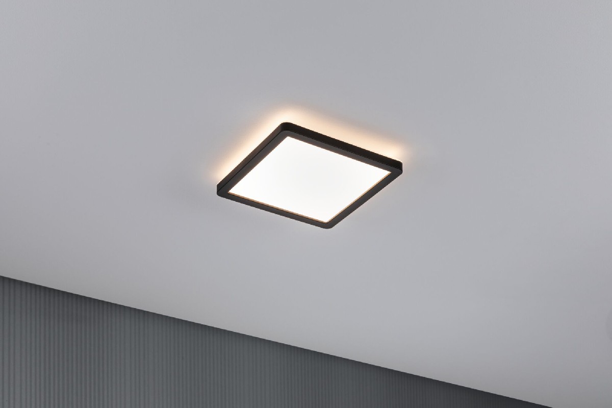 Paulmann 71000 LED Panel Atria Shine eckig 190mm Schwarz