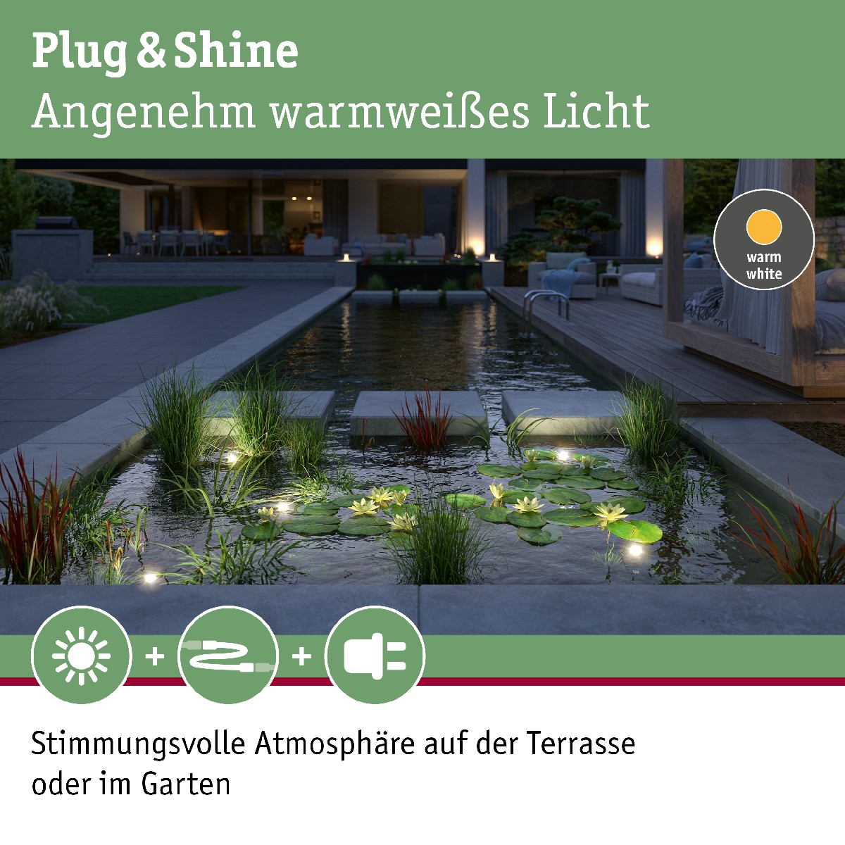 Teichleuchte & Paulmann Plug Shine 94559 LED Spot